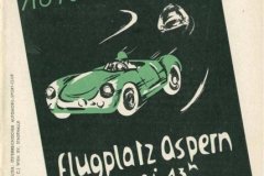 Titelseite des Programms vom Flugplatzrennen Wien-Aspern 1958. Foto: Archiv