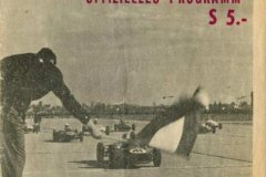 Titelseite des Programms vom Flugplatzrennen Wien-Aspern 1962. Foto: Archiv