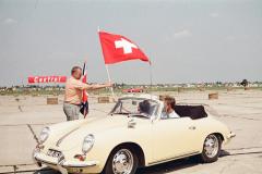 Impressionen vom Flugplatzrennen Wien-Aspern 1963. Foto: Arthur Fenzlau / Technisches Museum Wien